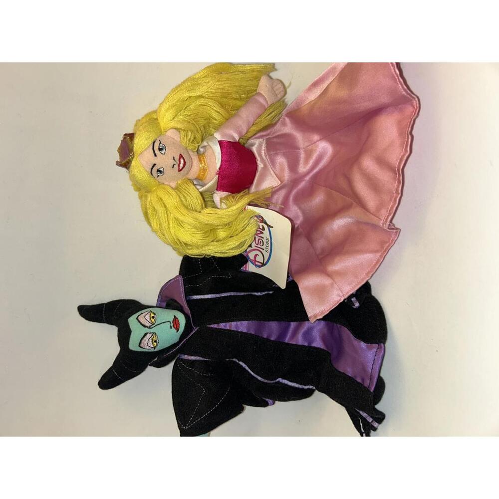 Disney Vintage Disney Store Sleeping Beauty Plush Set - Aurora and Maleficent